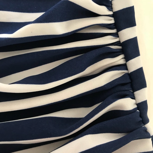 blue and white bikini (high waisted bottom) - Picture 3 of 3